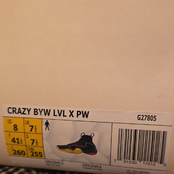 adidas Black Sneakers with Multicolor Design - Picture 7 of 9